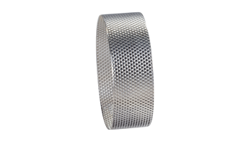 sieve ring 2 mm square perforation, stainless steel